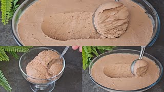 Solo 3 ingredienti! gelato al cioccolato più buono che abbia mai fatto!