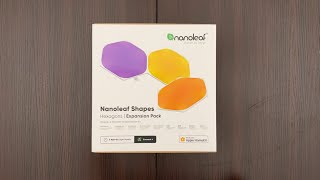 Nanoleaf Hexagon Expansion Pack Unboxing