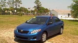 Used car dealer, gainesville, ocala FL09 TOYOTA COROLLA  LOW MILES  CALL FRANCIS(352)745-2019