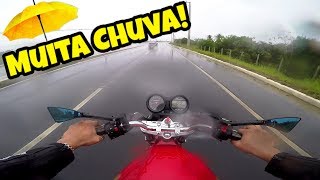 BANDIT 650 E MUITA CHUVA INDO PARA CASA