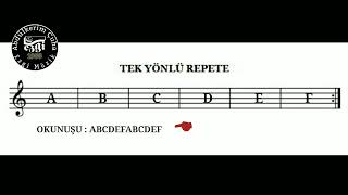 Temel Müzik Teorisi #008 Tek Yönlü Repete (Röpriz) Nedir?