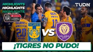 ORLANDO CITY 0-0 TIGRES FINAL|OCTAVOS de FINAL| PARTIDO DE IDAAUDIO LAZ SPORTS