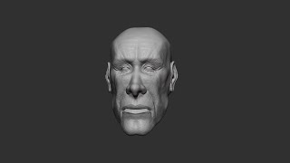 Male Face Sculpting in ZBrush