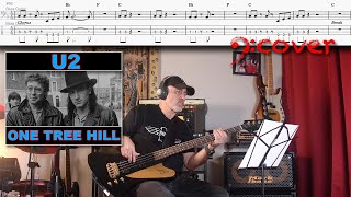 U2 - One Tree Hill - Bass Cover with Tabs in 4K