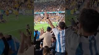 The match winning try for Argentina in the final 2 minutes of the game.