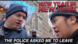 NEW YEAR IN NEW YORK! RACIST POLICE ASKED ME TO LEAVE THE BALL DROP CELEBRATION IN TIME SQUARE!