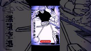 First round vs second round sukuna vs gojo - #vairal #jujutsukaisen #gojo #sukuna