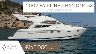 2002 Fairline Phantom 38 'Intuition' FOR SALE in Ibiza, Spain