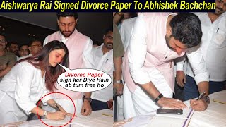 Aishwarya Rai Signed Divorce Paper To Abhishek Bachchan After Nimrat Kaur Confirm RelationShip