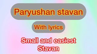 #paryushanstavan/#पर्युषण /#स्तवन /#trending /#youtube /#jainstavan /#chota/easy stavan