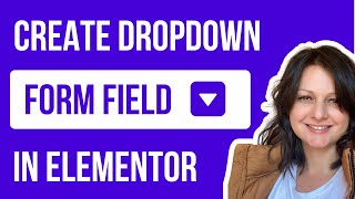 How To Create Form Dropdown Field Using Elementor