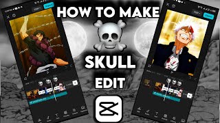 How to make Skull edit in capcut | JJK gojo vs Toji Coldest moment | Trending Edit   #capcuttutorial