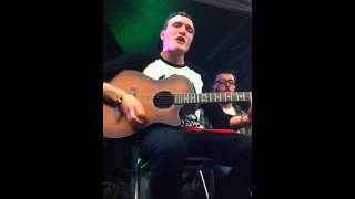 Ben Barlow- Head to the ground acoustic @ Vans warped tour 2013