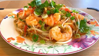 Quick and Delicious Stir-Fry Shrimp with Bean Sprouts - Giá Xào Tôm Thơm Ngon Đầy Đủ Dinh Dưỡng