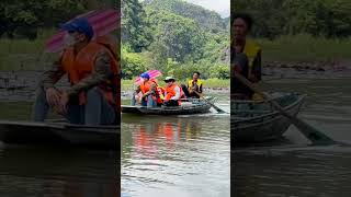 Foot Rowing Boat Tour at Tam Cốc-Bích Động Vietnam September 2023 #vietnam #shorts #travel