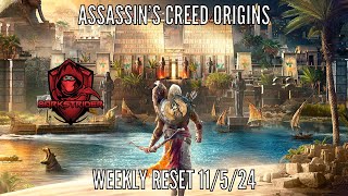 Assassin's Creed Origins- Weekly Reset 11/5/24