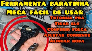 COMO RETIRAR UM ELO DA CORRENTE - DICAS PARA AJUSTAR FOLGA E CONFERIR ESTADO DA CORRENTE/RELAÇÃO