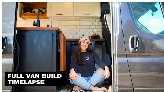 VAN BUILD | TIMELAPSE START TO FINISH | LESS THAN 12 MINUTES