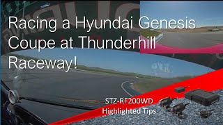 KENWOOD STZ-RF200WD Dash Cam Footage in Hyundai Genesis Coupe at Thunderhill Raceway USTCC