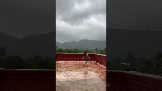 Enjoying rain #bollywood #raining