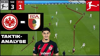 Wichtiger Sieg im Kampf um Europa: Eintracht Frankfurt - FC Augsburg (3:1) | Taktik-Analyse