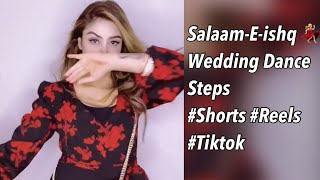 Salaam-e-ishq 😍|#shorts |wedding dance |#tiktok| #reels | #Trending | jasleenxbeauty