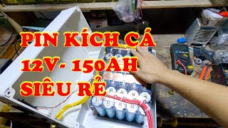 Pin kích cá đánh thuyển 12V- 150AH. LH 0332615628