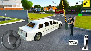 White Limousine Driving In Traffic Roundabout 2 #14 - Android Gameplay