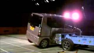 Crash Test 2011 - Honda N-Box (Side Impact) JNCAP