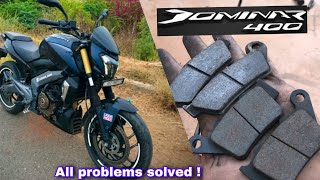 Dominar 400 disc brake service and solving breaking problem