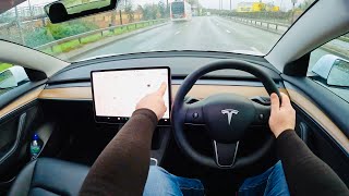 Tesla Model 3 Cool Features & POV Test Drive