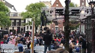 Prinsengracht Concert 18 augustus 2018, met genodigden o.a. Ed Nijpels, Kajsa Ollegren en Van Boxtel