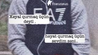 Mən səni xəyal qurmaq üçün deyil / WhatsappDurum