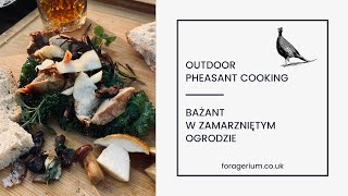 Outdoor Pheasant Cooking | Bażant w Zamarzniętym Ogrodzie