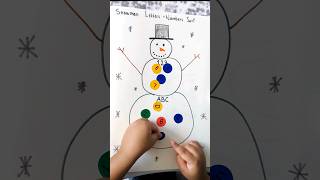 Snowman Numbers & Letters Sorting | Educational Videos for Toddlers