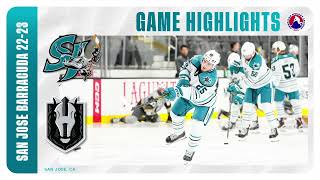 Silver Knights vs. Barracuda 1/4/23 | AHL Highlights