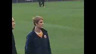 Neymar , Rafinha e Justin  "No treino de hoje "  (21/11/2016)