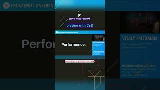 Browser Color Differences & HTTP/2 Transition | Vitaly Friedman 2017 #FrontZurich #shorts