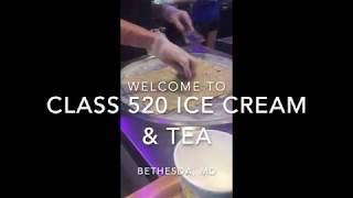 See Ice Cream Being Made at Class 520 Ice Cream & Tea in Bethesda!