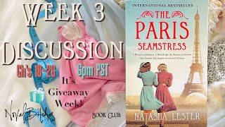 Week 3 Discussion - The Paris Seamstress