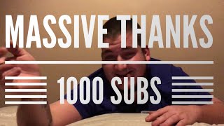 1k subscriber shoutout THANK-YOU