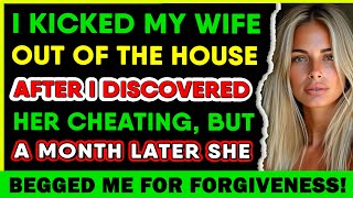 I KICKED MY WIFE OUT OF THE HOUSE AFTER I DISCOVERED HER CHEATING, BUT A MONTH LATER SHE BEGGED ME