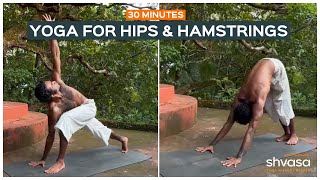 30 Minutes Yoga for Hips and Hamstrings