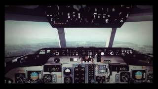 FS2004 - COCKPIT VIEW / MD80 aterrizaje ILS 29 - aeropuerto de Asturias