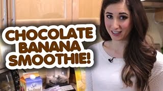 Super Healthy Chocolate Banana Smoothie!