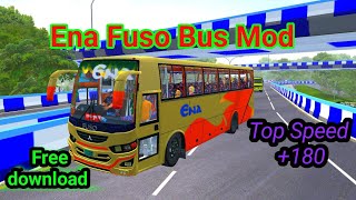 Finally Release Ena Fuso Bus Mod 1St time in bussid ll original Fuso Bus Mod  #bussid #busMod #bus