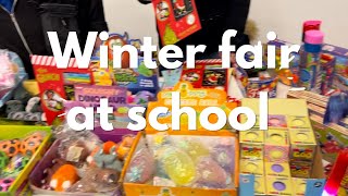 Winter fair at school