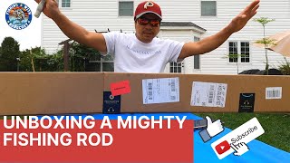 UNBOXING A MIGHTY FISHING ROD//GOOFISH YELLOWGREEN