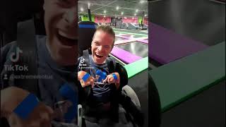 #wheelchair #cerebralpalsy #offroadwheelchair #allterrainwheelchair #trampoline