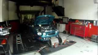 Green Machine ST205 swapped Dyno Run.